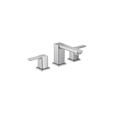 Moen 90 Degree Trim Lav Ws 2H Square Chr TS6721